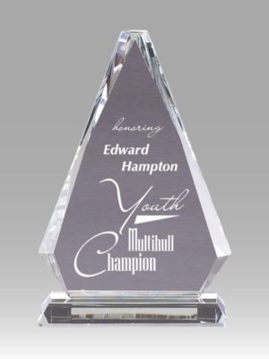 Elegant Crystal Triangle