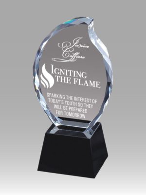 Thick Faceted Crystal Flame