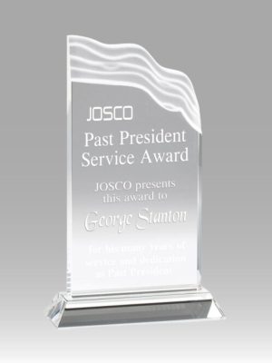 Triple Wave Crystal Award