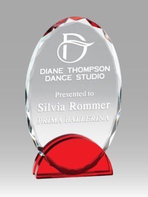 Double Arc Faceted Oval