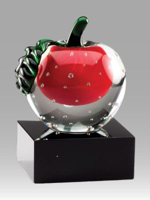 Crystal Red Stemmed Apple