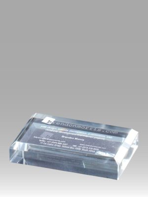 Crystal Business Card