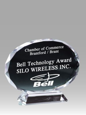 Crystal Scalloped Oval