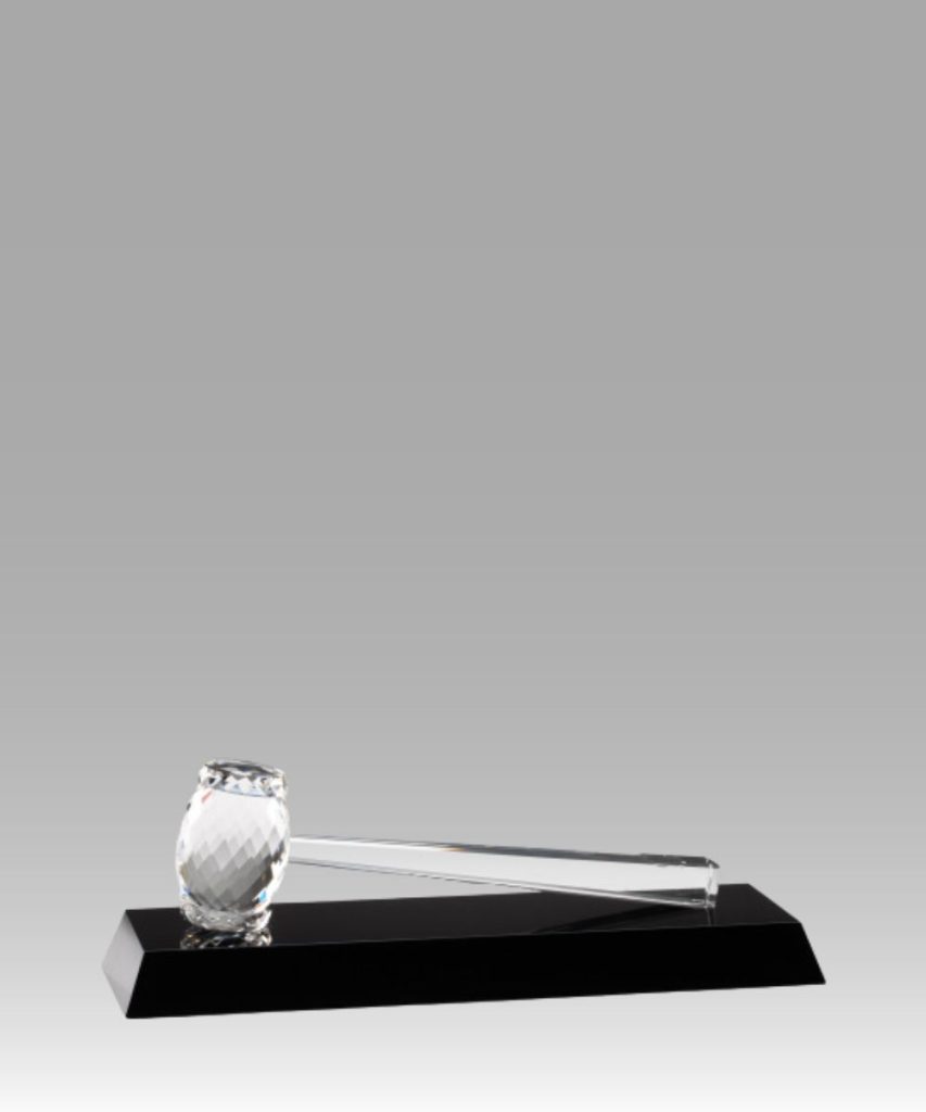 Deluxe Crystal Gavel Ampros Awards