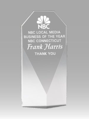 Diamond Face Crystal Award