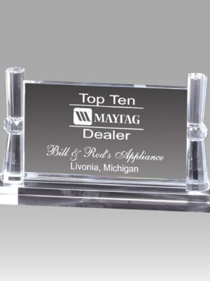 Crystal Billboard With Pillars