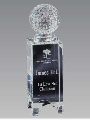 Crystal Golf Ball Tower