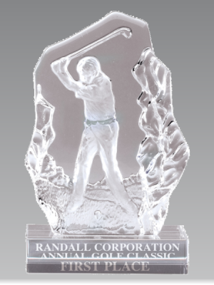 Glass Golf Swing Award