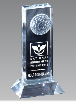 Crystal Golf Ball Tower