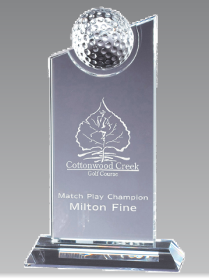 Crystal Golf Ball Award