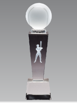 3D Crystal Baseball Tower