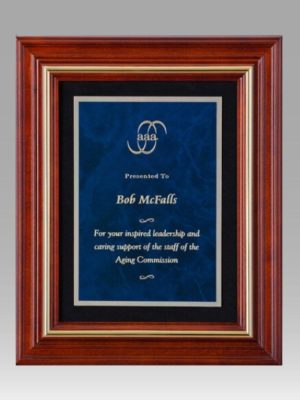 Executive Cherry Wood Plaque