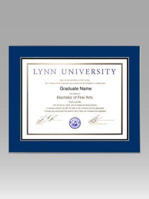 Laminated Plaque - Blue