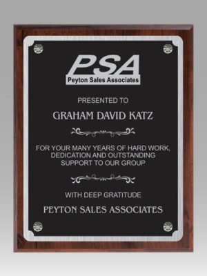 Silver Trim Cherry Plaque