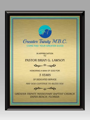 Standard Ebony Plaque (G)