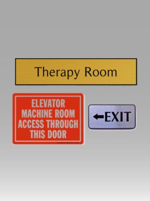 Custom Engraved Acrylic Office Signs