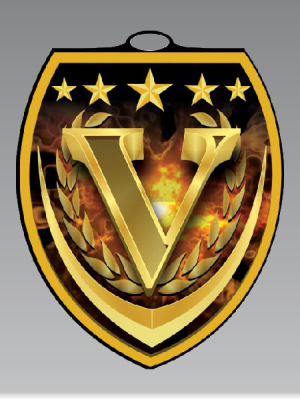 Shield Blast Victory Medal