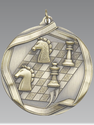 Chess Ribbon Medal