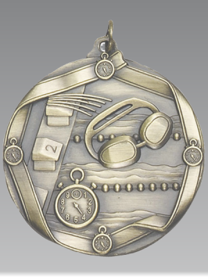 Swimming Ribbon Medal