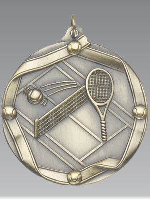 Tennis Ribbon Medal