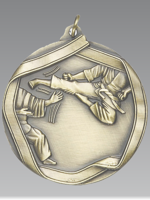 Karate Ribbon Medal