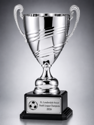 17" - 25" Silver Italian Champion Cup