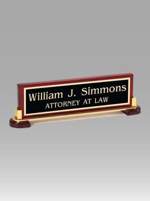 Deluxe Desk Name Stand