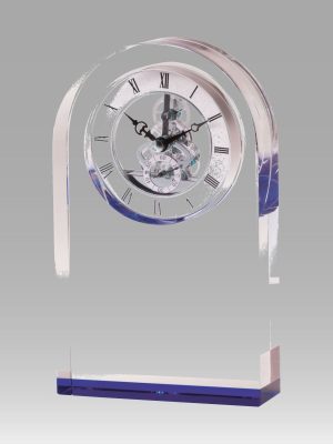 Purple Highlighted Crystal Clock