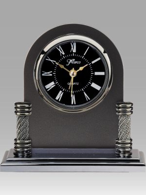 Acrylic Ebony Dome Clock