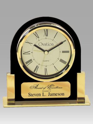 Acrylic Ebony Clock