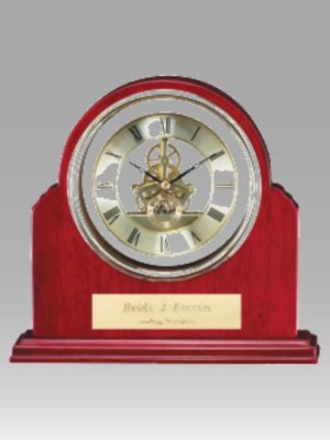English Rosewood Mantle Clock