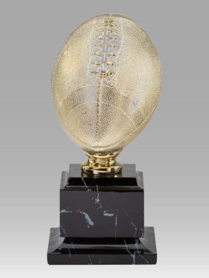 Official Size Bright Gold Football Award
