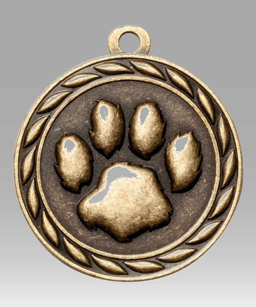 Paw Print Medal Ampros Awards