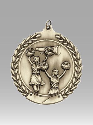 1.75" Cheerleading Medal