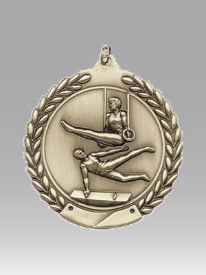 1.75" Male Gymnastics Medal