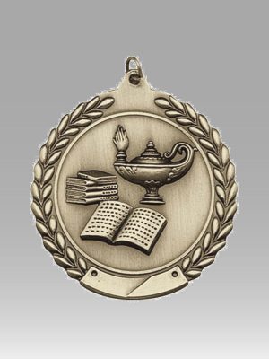 1.75" Lamp of Knowledge Medal