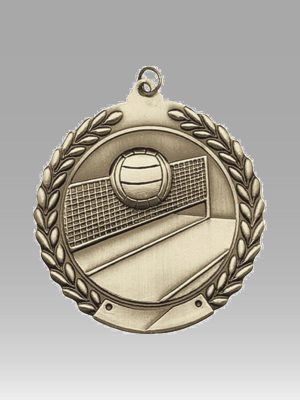 1.75" Volleyball Medal