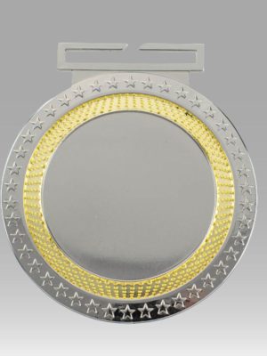 3" Dual Plated Deluxe Insert Medal