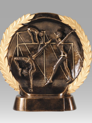 3D Gymnastics Bronze Trophy