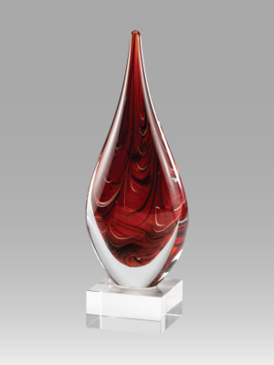 Burgundy Swirled Award