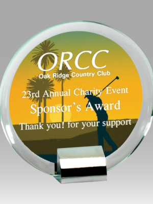 Crystal Elliptical Award