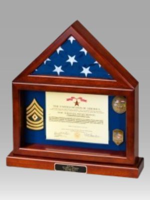 Rosewood Custom Flag Case For 3 X 5 Flag