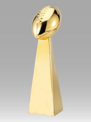 Bright Gold Lombardi Style Football