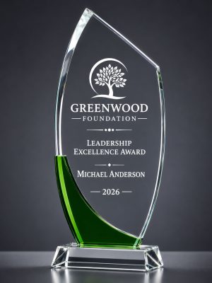 Emerald Ascension Crystal Award