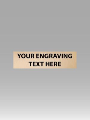Engraved Trophy Plate
